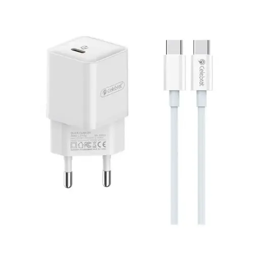Yison Celebrat C-H7-EU 20W Charger Adapter with Type-C Cable